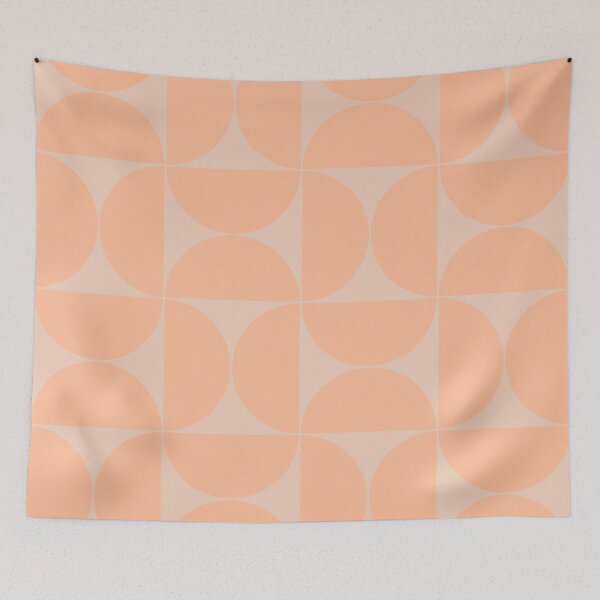 Item preview, Mid-Century Modern Pattern No.52 - Peach Puree and Peach Fuzz designed and sold by Zoltan Ratko.