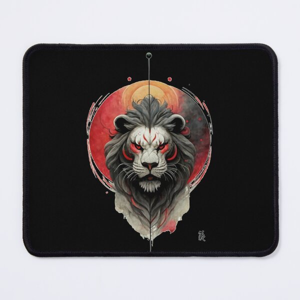 Item preview, Lion At Sunset Japanese Style designed and sold by YoungMind95.