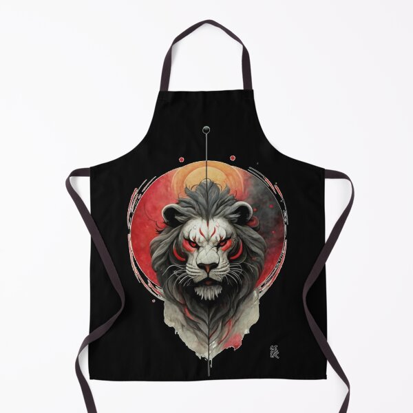 Item preview, Lion At Sunset Japanese Style designed and sold by YoungMind95.
