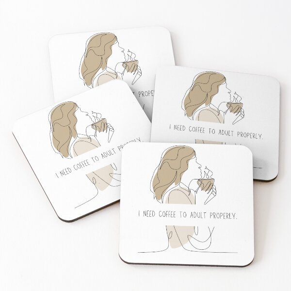 Item preview, I need coffee to adult properly... designed and sold by TheMerchPeddler.