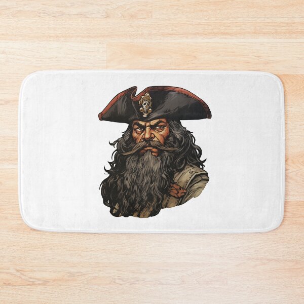 Item preview, Blackbeard, legendary pirate designed and sold by MidArtForge.