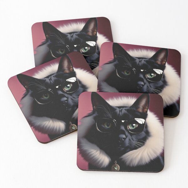 Item preview, Anthropomorphic Cat Collection - Domestic Shorthair #32 Black Cat designed and sold by elektronen.