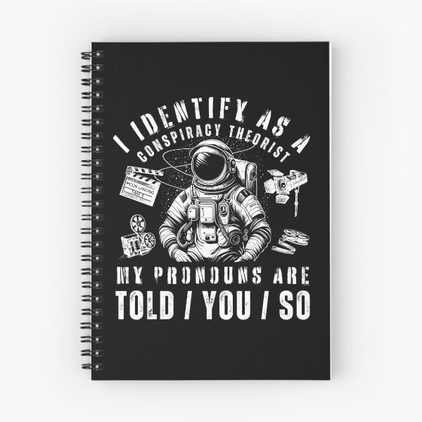 Item preview, Identify Conspiracy Theorist Astronaut Moon Landing Hoax Identify Conspiracy Theorist Parody Gift designed and sold by Jungle Hub.