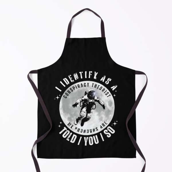 Item preview, Identify Conspiracy Theorist Astronaut Moon Landing Hoax Identify Conspiracy Theorist Parody Gift designed and sold by Jungle Hub.