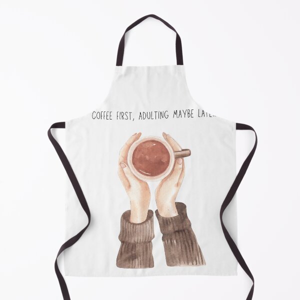 Item preview, Coffee first, Adulting maybe later... designed and sold by TheMerchPeddler.