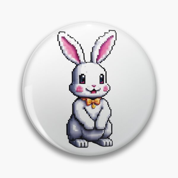 Item preview, Cute pixel elegant bunny designed and sold by HarriPaloma.