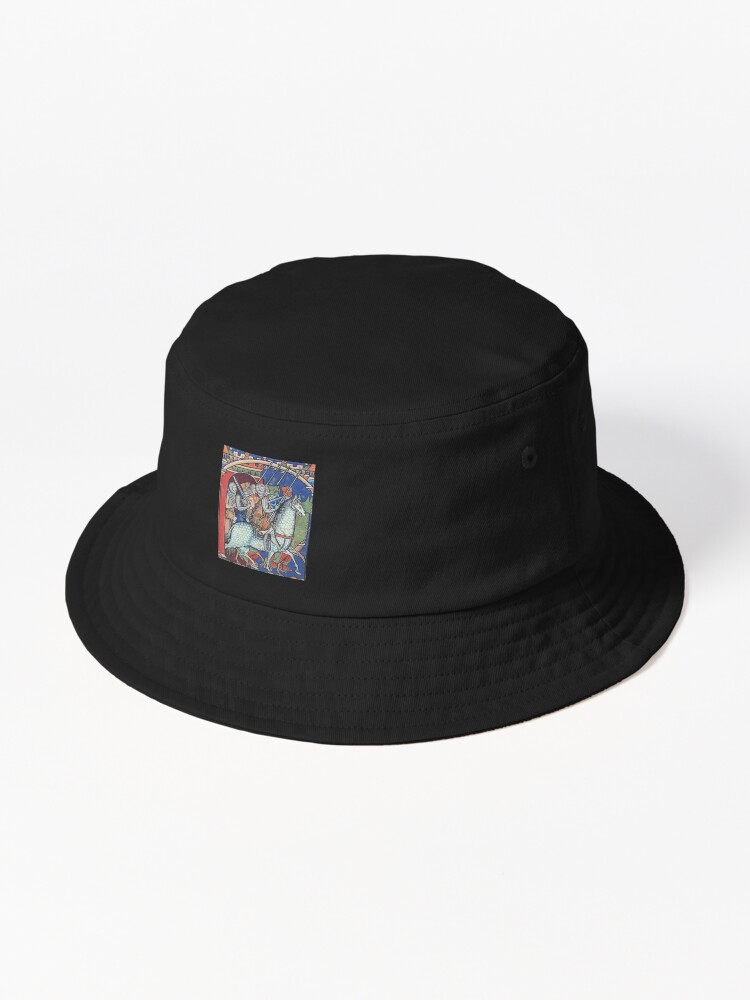 Imagen 1 de 6, Gorro de pescador con la obra Meme De Criatura Medieval, diseñada y vendida por VintageManiac.