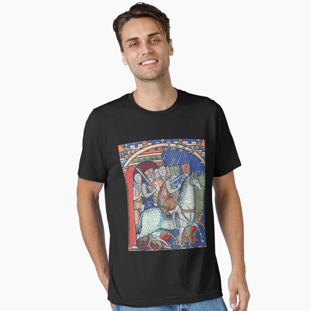 Vista previa del artículo con la obra «Camiseta esencial», diseñado y vendido por VintageManiac.
