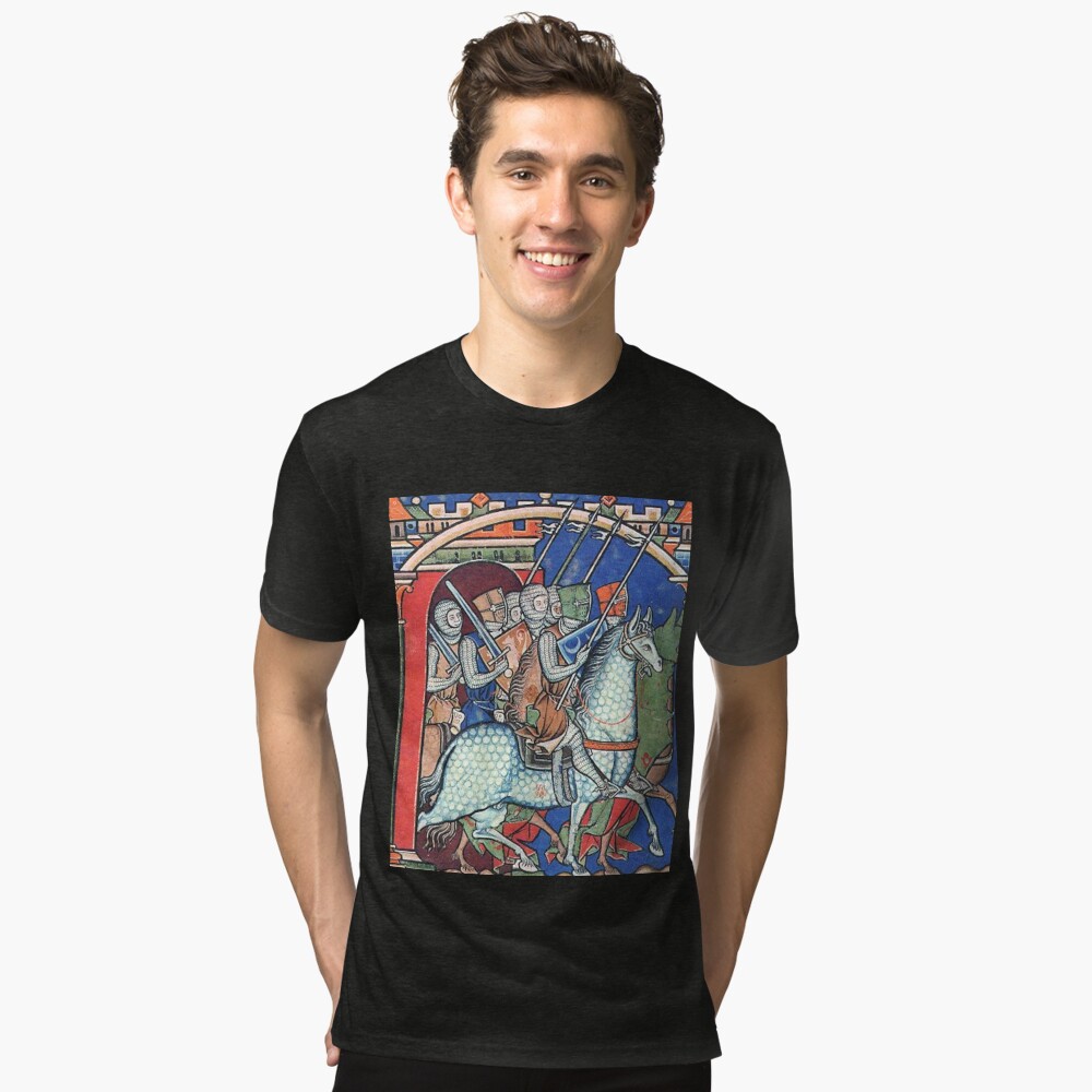 Vista previa del artículo con la obra «Camiseta de tejido mixto», diseñado y vendido por VintageManiac.