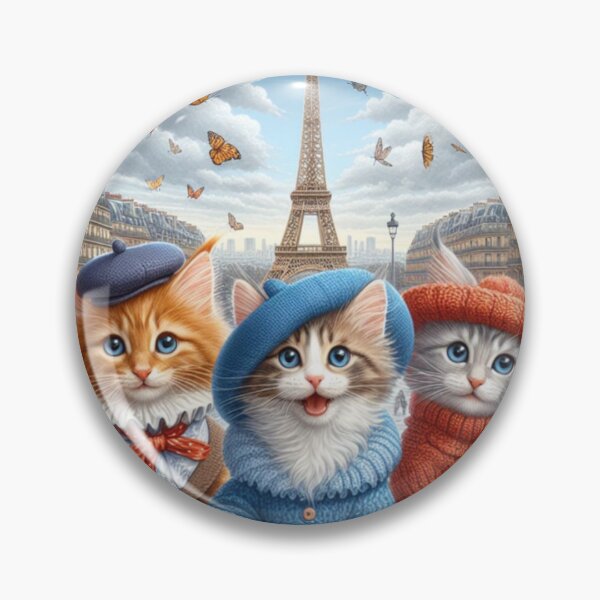Item preview, #ParisianCats designed and sold by KICIART.