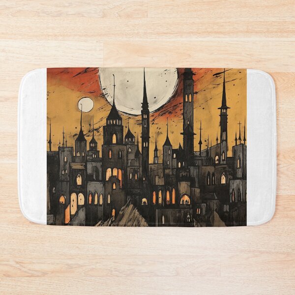 Item preview, Erbil  travel vintage colorful anime graphics designed and sold by wonderfulpark.