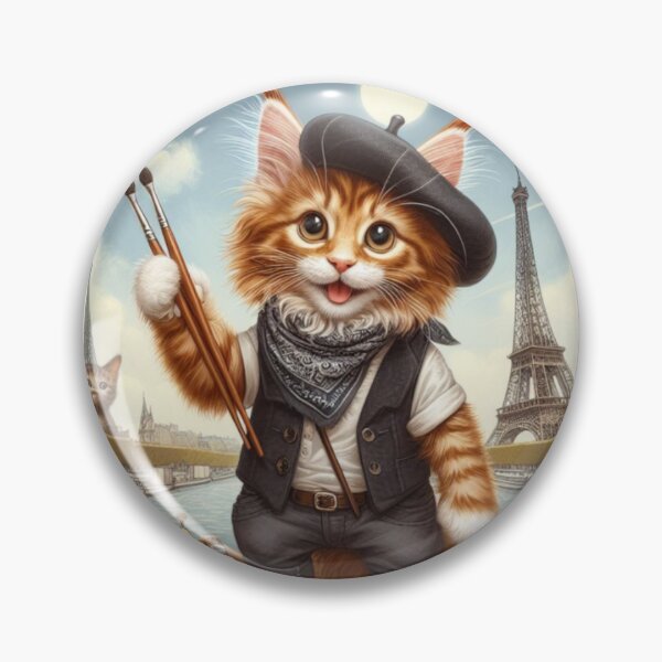 Item preview, #ParisianCats designed and sold by KICIART.