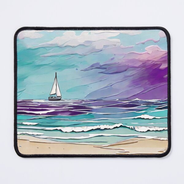 Item preview, Calm Seascape Sticker (366) designed and sold by WASjourney.