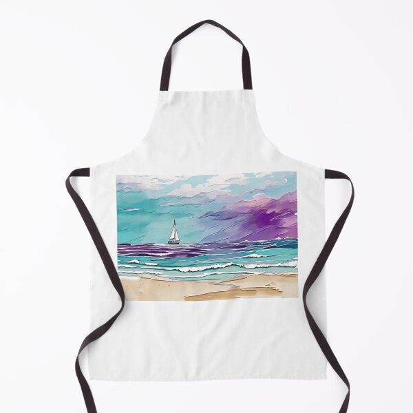 Item preview, Calm Seascape Sticker (366) designed and sold by WASjourney.