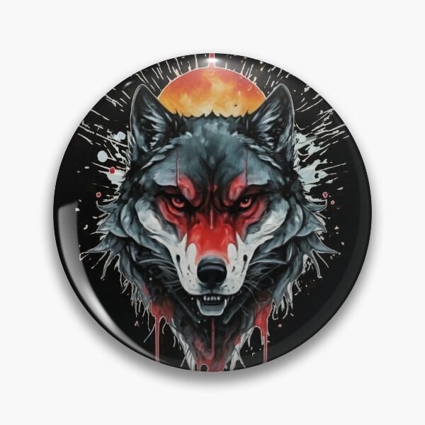 Item preview, Angry Wolf Japanese Style designed and sold by YoungMind95.
