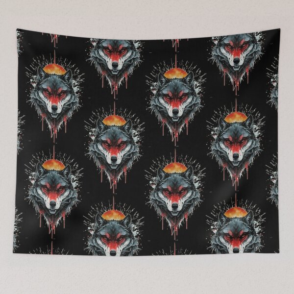 Item preview, Angry Wolf Japanese Style designed and sold by YoungMind95.