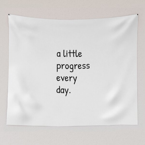 Item preview, Little progress every day - white designed and sold by Amerant.