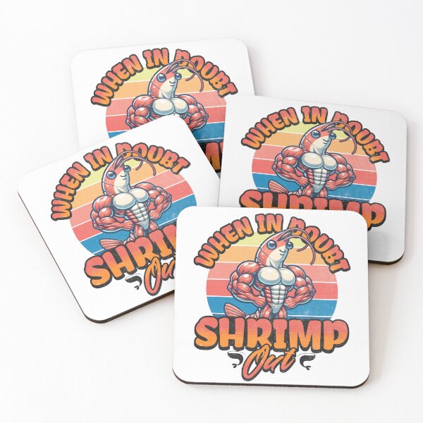 Item preview, When in Doubt Shrimp Out designed and sold by Studio Bankai.