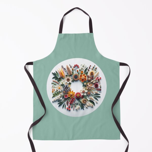 Item preview, Quilling Digital Australian Wildflower Wreath designed and sold by Rachael Taylor.
