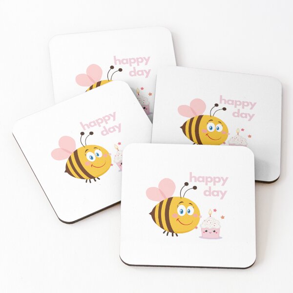 Item preview, Cute Bee Birthday designed and sold by ridnaledesigner.