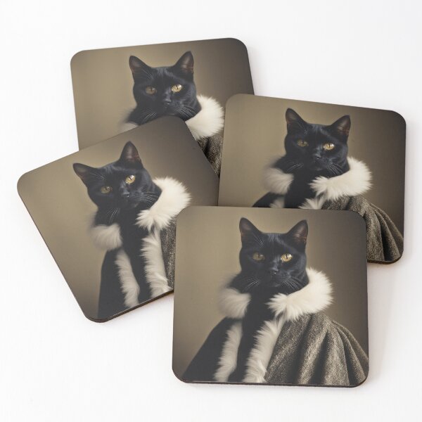 Item preview, Anthropomorphic Cat Collection - Domestic Shorthair #37 Black Cat designed and sold by elektronen.