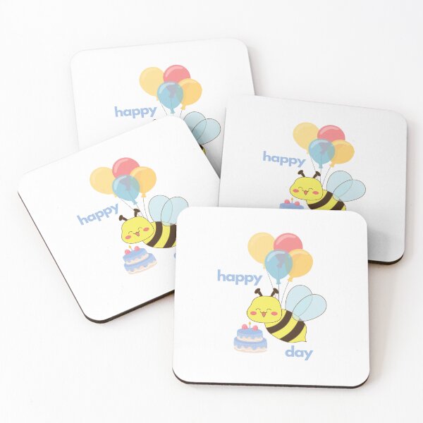 Item preview, Cute Bee Birthday designed and sold by ridnaledesigner.
