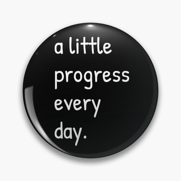 Item preview, Little progress every day - black designed and sold by Amerant.