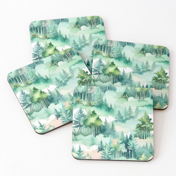 Item preview, Green leafy forest designed and sold by Naturitude.
