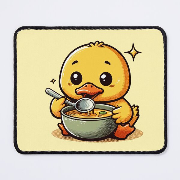 Item preview,  Soupreme Duck, Cute Duck Having a Soup designed and sold by SnuggleSafari.