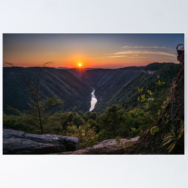 Item preview, Sunset on the New River Gorge, West Virginia designed and sold by mattmacpherson.