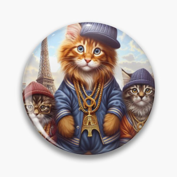 Item preview, #ParisianCats, #EiffelTowerFashion, #CatStyleInParis, designed and sold by KICIART.