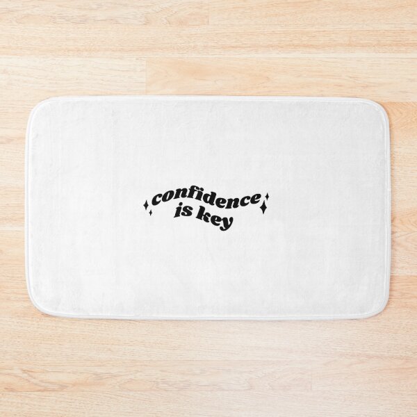 Item preview, Confidence is key - black quote designed and sold by Cre8iveCat.