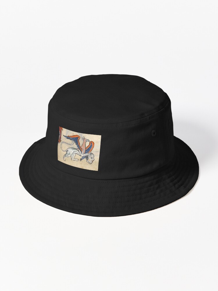 Imagen 1 de 6, Gorro de pescador con la obra Meme De Criatura Medieval, diseñada y vendida por VintageManiac.