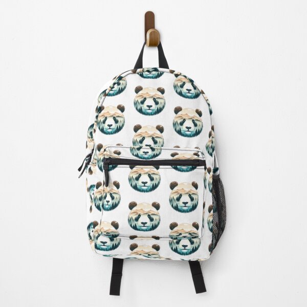 Item preview, Panda head with nature designed and sold by Toms Tee.