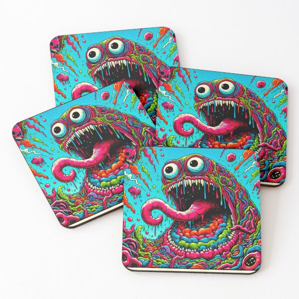 Item preview, Trippy Psychedelic Gross Gurgling Monster designed and sold by AIPixelMaster.