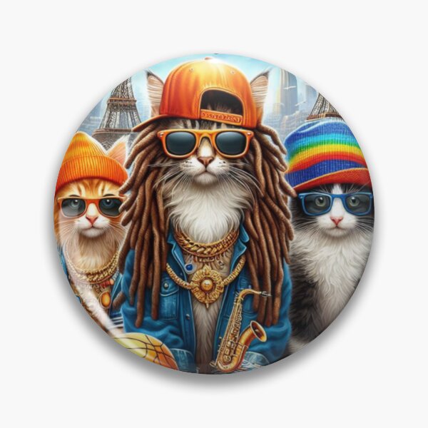 Item preview, #ParisianCats, #EiffelTowerFashion, #CatStyleInParis, designed and sold by KICIART.