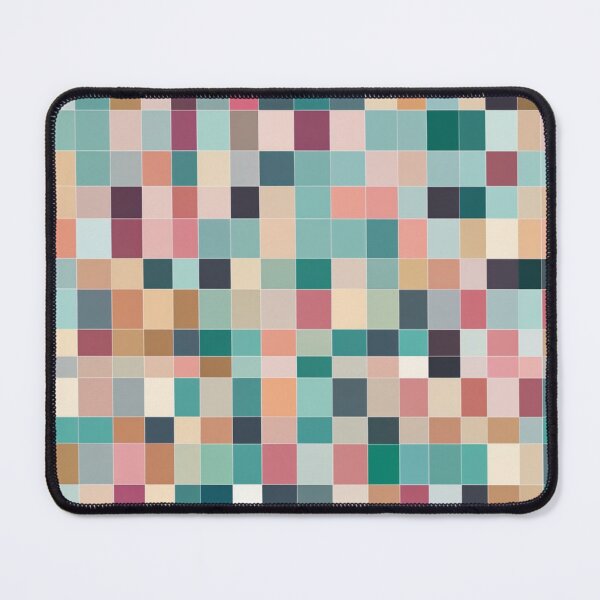 Item preview, small mosaic color block pattern lite pastel tone designed and sold by JangmiHorang.