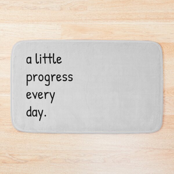 Item preview, Little progress every day - white designed and sold by Amerant.