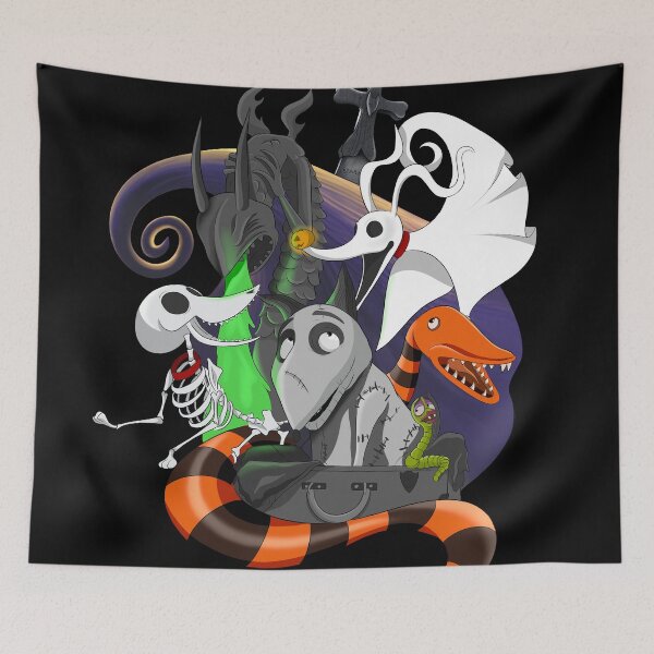 Item preview, Scraps sparky zero burton dogs designed and sold by Leahsartworks.