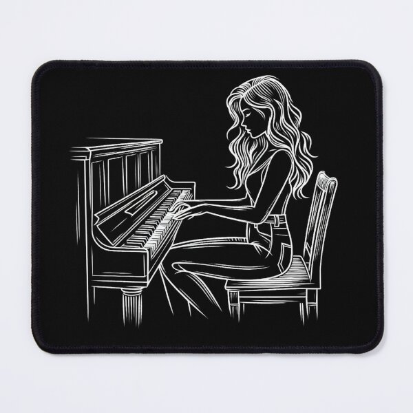 Item preview, Keyboard Piano Girl designed and sold by InkMarks.