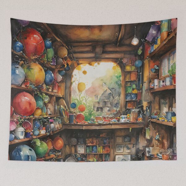 Item preview, Unleashing Imagination: Watercolor Dreamscapes designed and sold by PanoramaPrints.