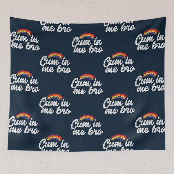 Item preview, Mens Funny Gay For Men Pride Rainbow Cum In Me Bro designed and sold by itzaebettisz.
