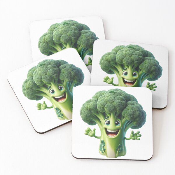Item preview, Happy broccoli designed and sold by lu-print-design.