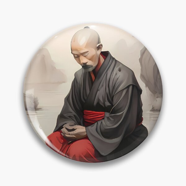 Item preview, A monk sitting by the river designed and sold by Pixeledfox.