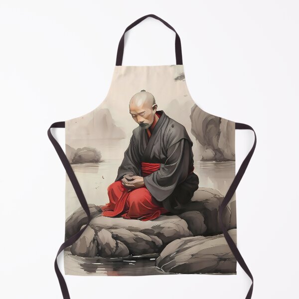 Item preview, A monk sitting by the river designed and sold by Pixeledfox.