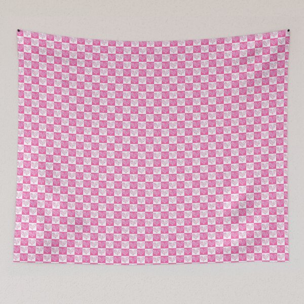 Item preview, Heart to Heart - Pink designed and sold by Fabricatemyart.