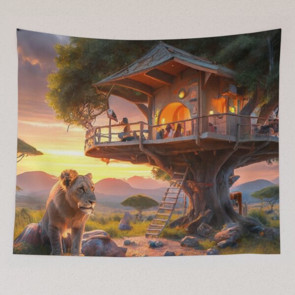 Item preview, The Lion, The Treehouse & Paradise designed and sold by EveryGoodGift.