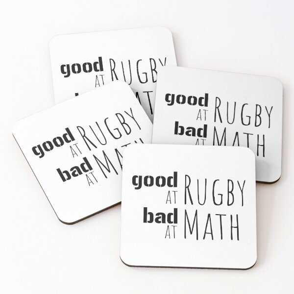 Item preview, good at Rugby bad at Math designed and sold by EmeraldeaArt.
