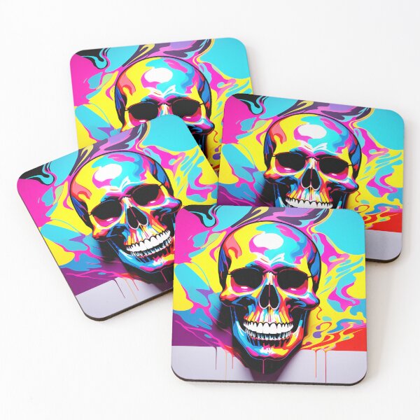 Item preview, Skull pop art designed and sold by arma-design.