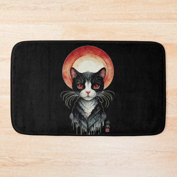 Item preview, Cat At Sunset Japanese Style designed and sold by YoungMind95.